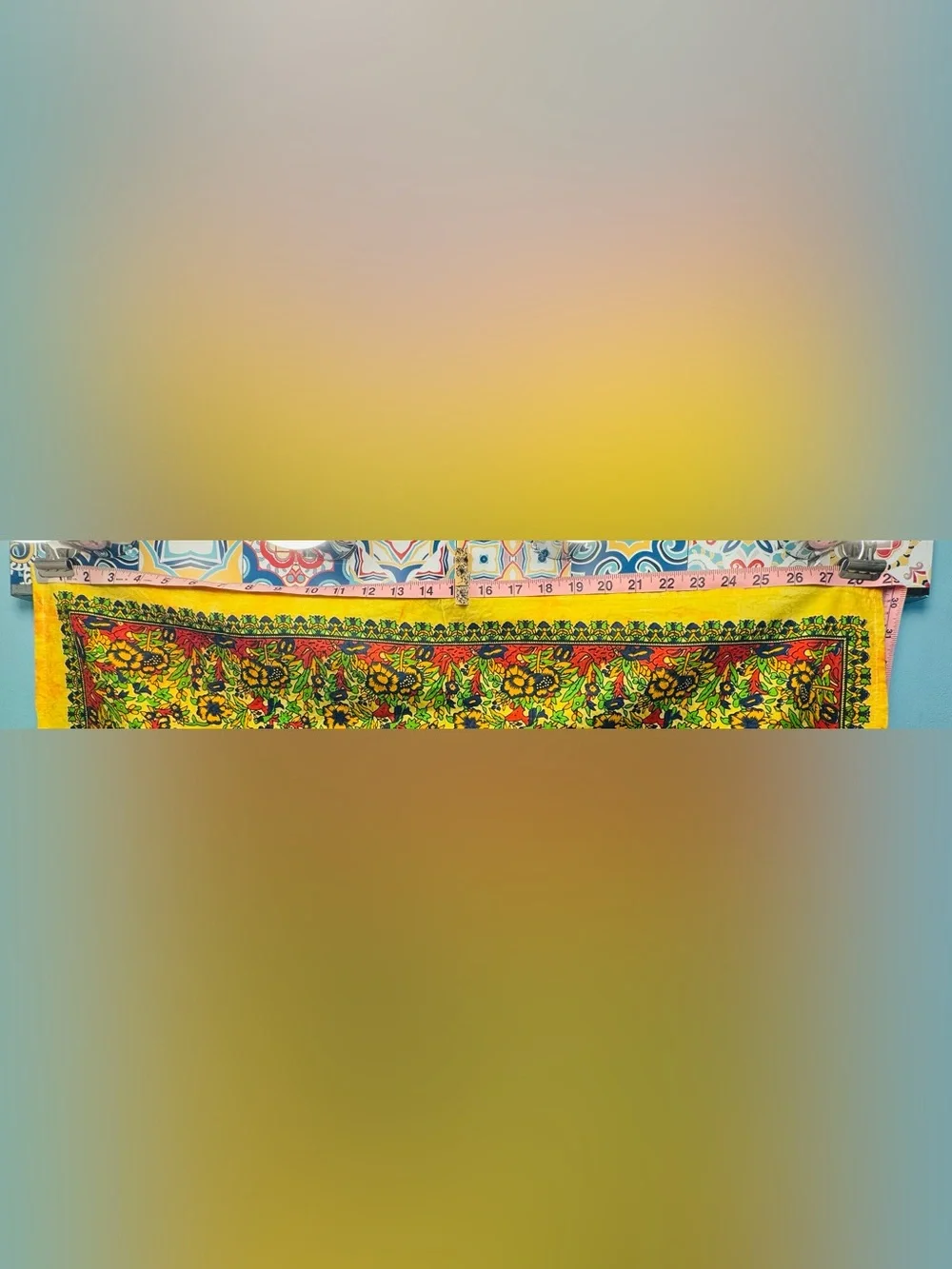 Vintage Tree of Life Wall Tapestry Boho Floral Bird Print Textile 43” x 28”
